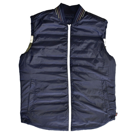 NEW MARINE LAYER Vail Dusty Olive/Navy Reversible Down Puffer Vest Size S $145 - Picture 7 of 9